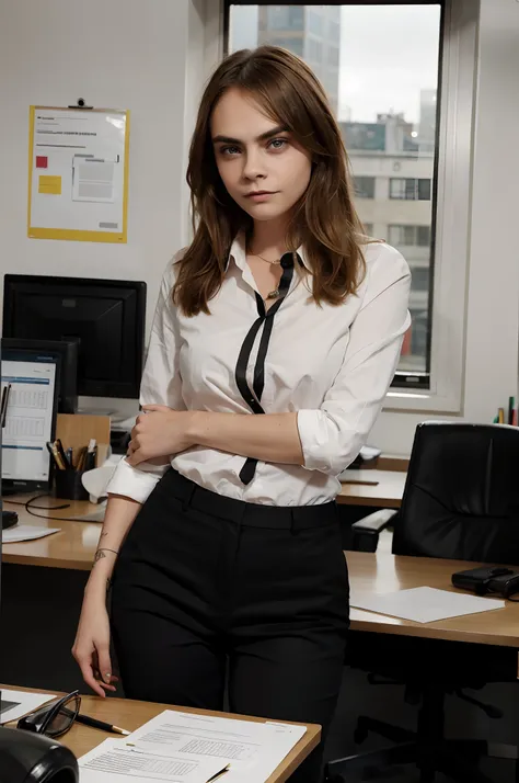 cara delevingne , Business-Outfit, sexy, in the office