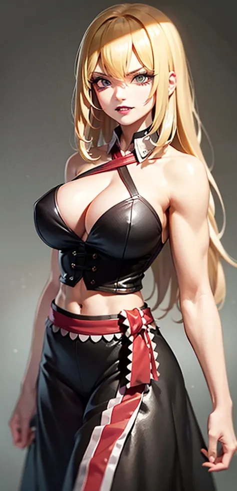 (8k), sharp focus, highres, 1girl, alice, upper body, arisdef, blonde hair, (sash, bow, hair band), Gigantic breasts, dress, (high quality:1.2), (high detail:1.2), (masterpiece:1.2), (extremely detailed:1.2), cleavage, muscular arms, muscular, very muscula...