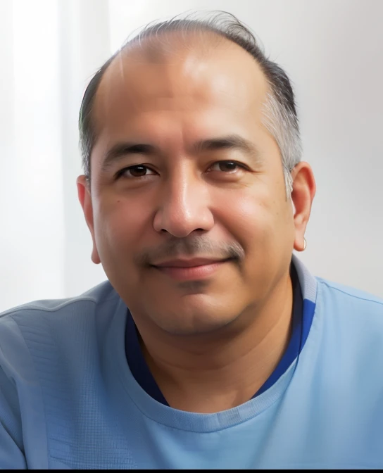 arafed man in blue shirt smiling at camera with white background, carlos ortega elizalde, victor maristane, salustiano garcia cruz, heraldo ortega, mario martinez, luiz escanuela, carmelo blandino, jose miguel roman frances, danilo torres, juan diaz canale...