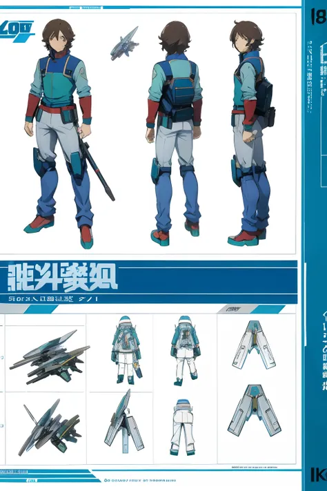 line-art, art book, character sheet, gundam 00 reimagined, 8k, best quality, design sheets, equipment, concept art book,