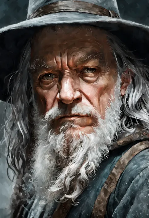 portrait of gandalf, epic, tragic, military art, fantasy, dieselpunk, hd shot, digital portrait, beautiful, artstation, comic style, by artgerm, guy denning, jakub rozalski, magali villeneuve and charlie bowater, RTX, 4k, Gabriele Dellotto,
AI Midjourney s...