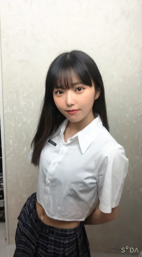 Alafed asian woman in white shirt and plaid skirt, 奈良美智, chiho, Kimi Takemura, jaeyeon nam, xintong chen, Choi Hong Hwa, Shiori Teshirogi, lee ji - eun, lee ji-eun, Kiyoko Suzuki, shikamimi, yun ling