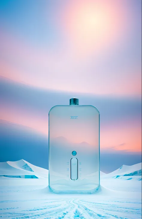 South Pole,An abstract representation of the majestic beauty of nature, Reveal the ethereal beauty of the mountains, Ice, and the stunning landscape of Antarctica