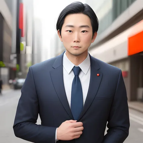 Salaryman in his 30s