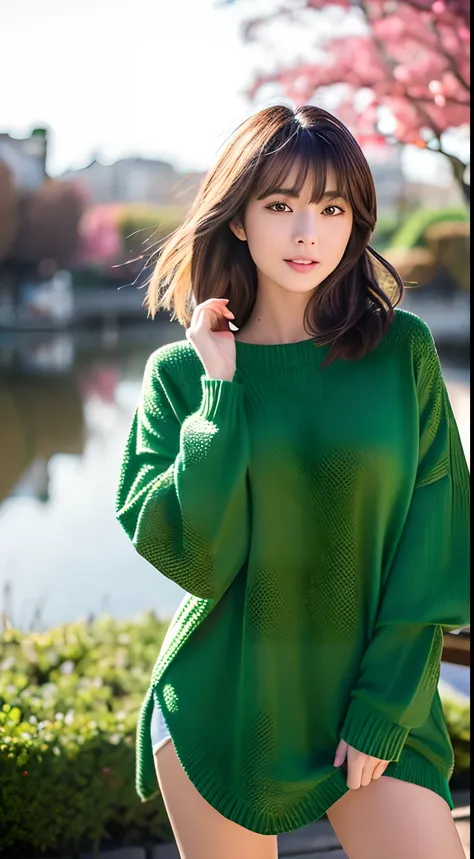 Best Quality, 8k, 32k, Masterpiece, UHD: 1.3), Attractive Japan Woman Pictures, One Girl, (full body : 1.0), Abs, Perfect Body, (oversized tunic sweater : 1.1), (boots:1.1), Ultra Detailed Face, Detailed Lips, Fine Eyes, Double Eyelids,short hair,Dishevele...