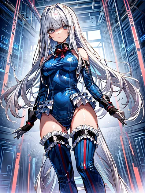 1girl in, ( (digital) ( (Inside a futuristic experimental facility:1.2), medium breasts, (fril swimsuit, thighs thighs thighs thighs, Detached sleeves)) , Best Quality, marierose,、Hypnorola
Eyes in the sky、1girl in,Emotionless facial expressions,,(There ar...