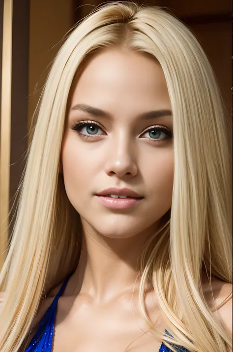 Super beautiful blonde girl, estilo Dreamworks