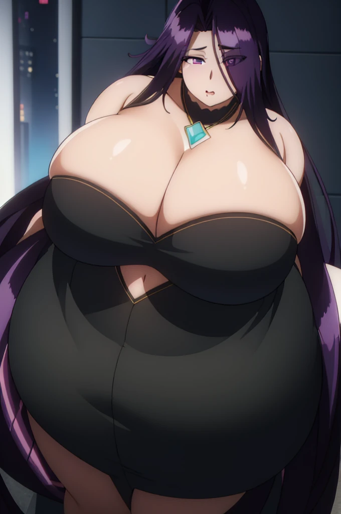 (Night:1.7), Japan, cyberpunk, CityView, Before Window,
Standing at attention,
bare_shoulders, black_dress,DEEP_cleavage, black_cleavage_cutout, depth_of_field, dress, earrings,jewelry,black_heart_cutout,
long purple hair,very_long_hair,hair_over_one_eye,
...