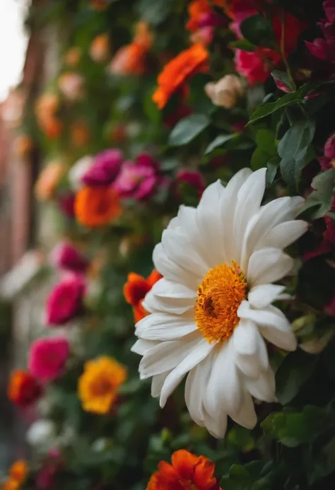 Flowers all over the wall