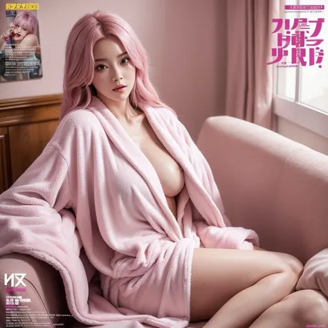 tmasterpiece，Need，bath robe，moisty，huge tit，Raised sexy，Pink hair，exteriors，MagazineCover