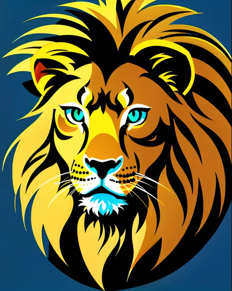 best quality,masterpiece,highly detailed,ultra-detailed, :vector arts
lion
simple background,