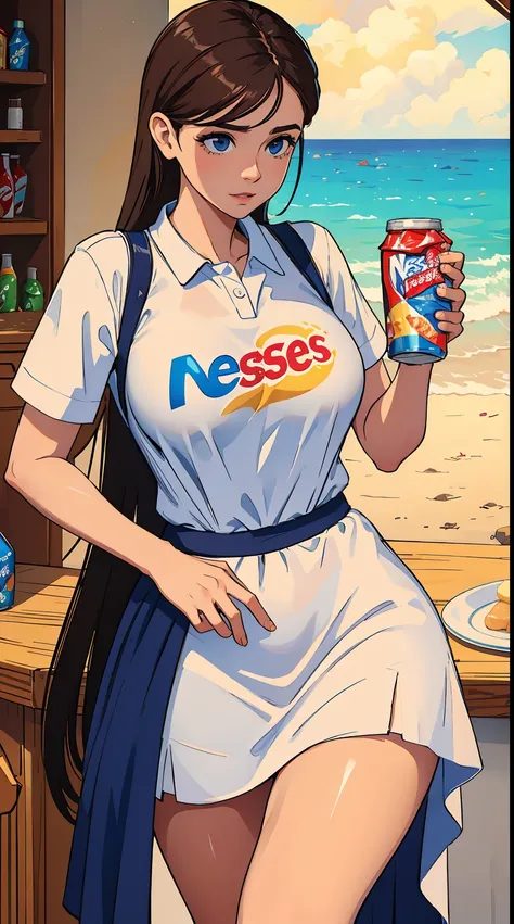 Se a Nestle fosse uma Pessoa, uma mulher, inspirada na marca Nestle, uma pessoa real, muito linda, se a Marca Nestle fosse uma mulher