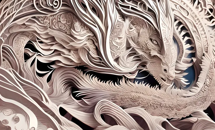 oriental style elements, ornate borders + concept art, ornate and flowing, onmyoji detailed art, inspired by Sōami, highly detailed illustration, 8k high quality detailed art, highly-detailed illustration, japanese art style, varying art styles, inspired b...