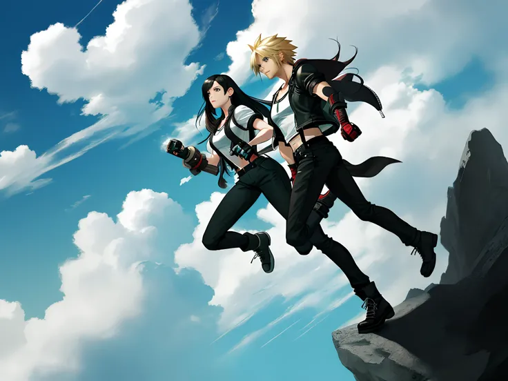 cloud strife and tifa lockhart