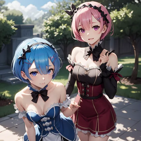 Rem de rezero peleando con noelle  de geshin imoact