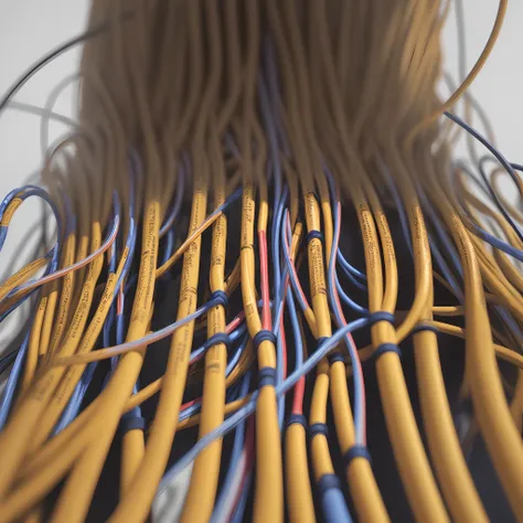 HD wires，You can see the details，with a simple background