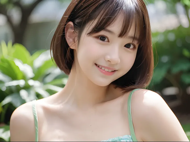 Best Quality, masutepiece, 超A high resolution, Photorealistic, 1girl in, off shoulders, Smile