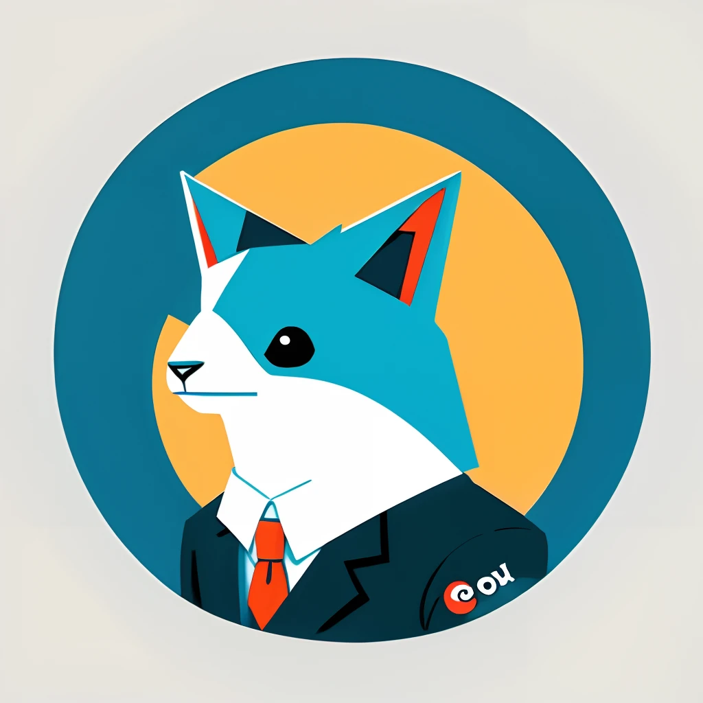 Company Animal Cool Illustration