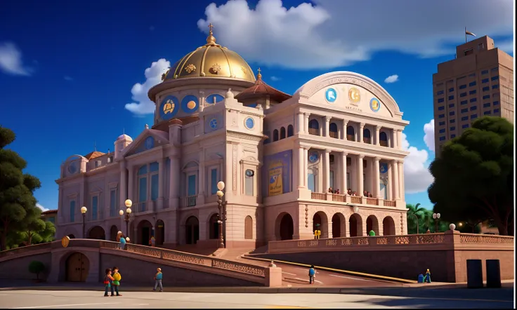 Teatro estilo pixar, alta qualidade, melhor quailidade.