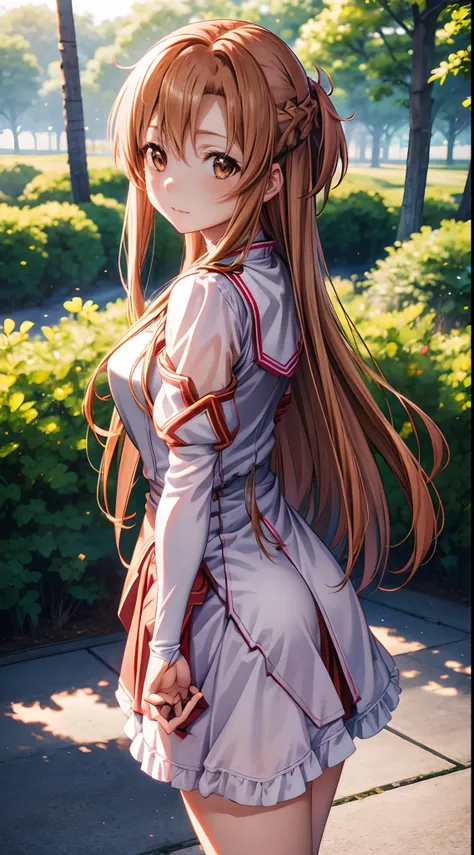 hight resolution, best pictures,yuuki asuna , super precision,、[3d images:1.35]、[[in high-quality anime、cute asuna with brown ha...