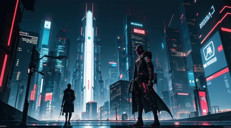 cyberpunk city