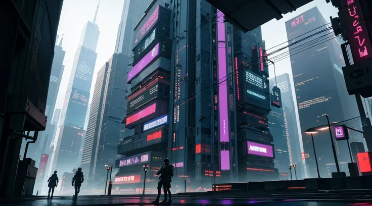 cyberpunk city