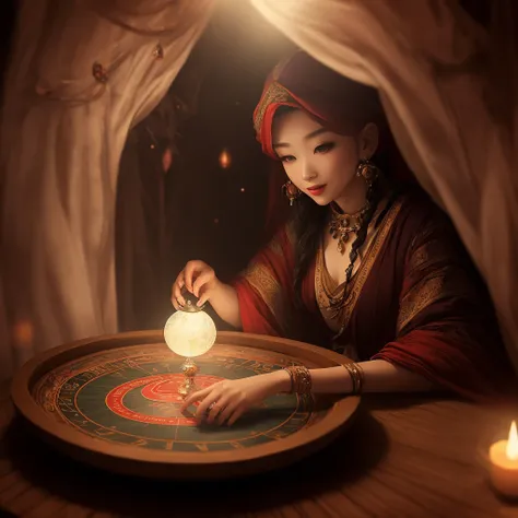 Fortune teller beautiful