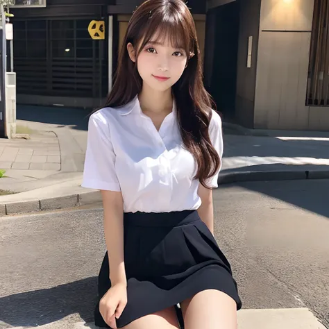 (Best Quality,4K,8K,hight resolution,masutepiece:1.2),Ultra-detailed,(Realistic,Photorealistic,Photorealsitic:1.37),cute-style,skirt by the,Dribbling High Detail 8K,Studio Lighting - V 6, Real life girls, portrait of a japanese teen, Bend both knees, Open ...