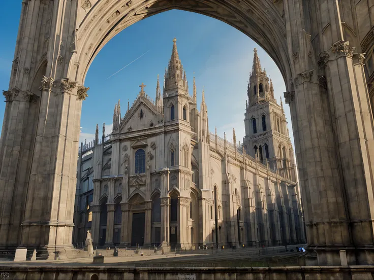 cathedral, church, architecture, milan, gothic, building, duomo, religion, italy, europe, landmark, catholic, tower, england, ancient, sky, monument, facade, travel, medieval, historic, york, city, bath, old