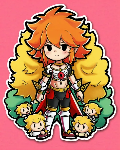 chibi,full body,standing,karna,