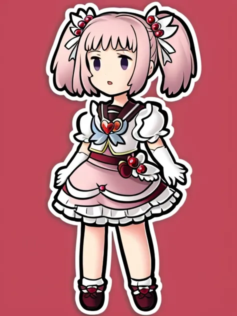 chibi,full body,standing, mamika