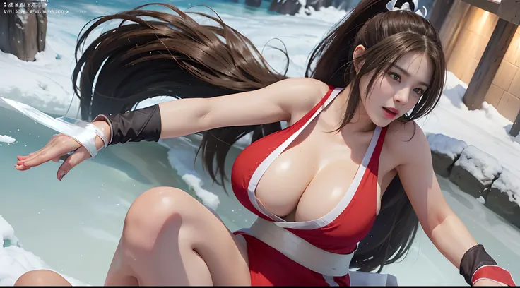 Usually detailed CG Unity 8K wallpaper，（tmasterpiece），（best qualtiy），（ultra - detailed），（Ultra photo realsisim），（best character detail：1.36）， 1girll, japanese beautiful woman，ssmile，brunette color hair，the golden ratio,(com rosto detalhado:1.2)，PureErosFac...