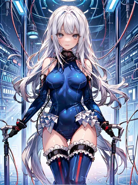 1girl in, ( (digital) ( (Inside a futuristic research facility:1.4), medium breasts, (fril swimsuit, thighs thighs thighs thighs, Detached sleeves)) , Best Quality, marierose,、Hypnorola
Eyes in the sky、1girl in,Emotionless facial expressions,,(Multiple cab...