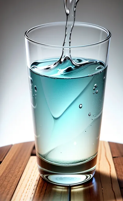 Water in a glass