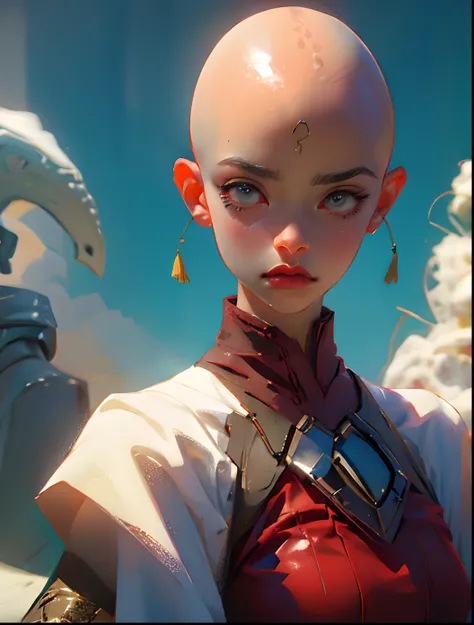 Bald girl