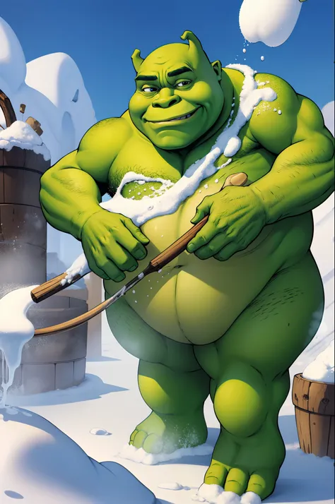 Shrek in cocaine