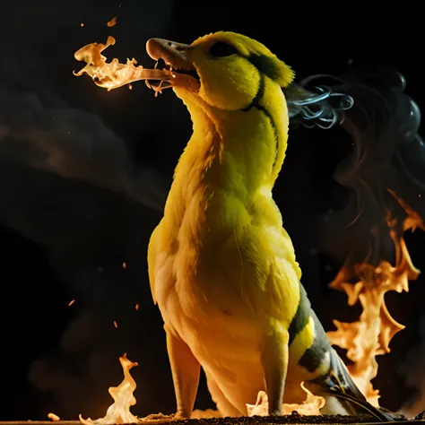 Fire breathing canary