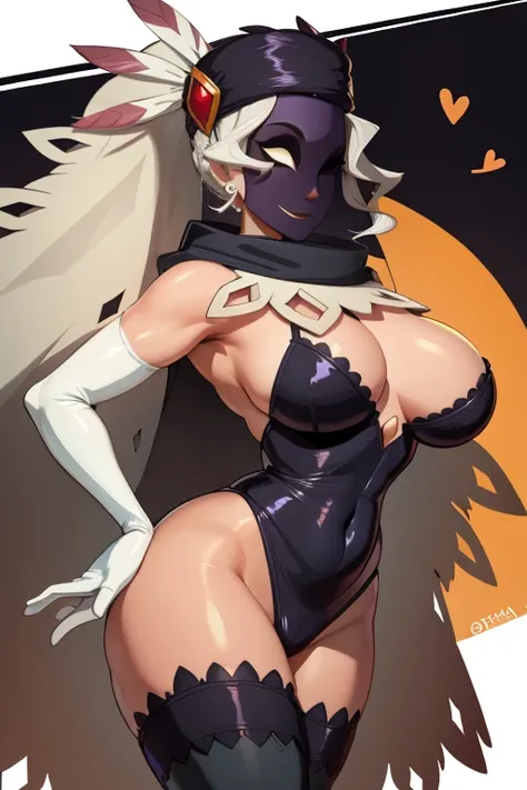 Personajes black Dahlia de skullgirl, Chica desnuda cuerpo completo Y NSFW y vagina