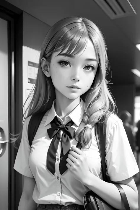 This is an English tip that can quickly replicate the AI assistant:

Please generate realistic portrait sketches of high school girls. The pencil lines are clear and detailed

This illustration needs to realistically depict an ordinary high school girl.

S...