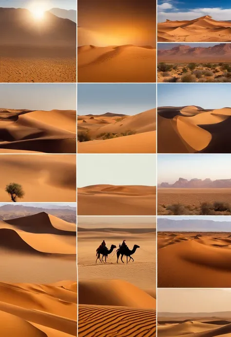 The Exodus of Moses、Singhs Wilderness、A desert、A desert、A desert