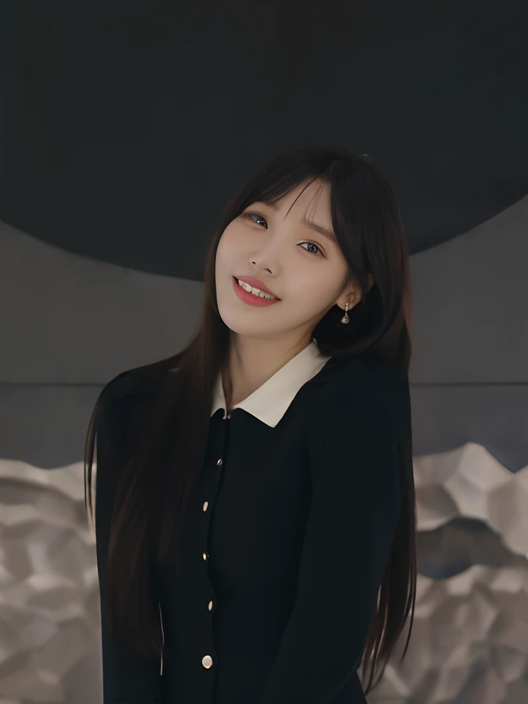 there is a woman that is standing in front of a wall, Lee Ji-eun, lee ji eun, jaeyeon nam, Choi Hyun-hwa, sun yunjoo, park jimin, korean artist, seseon yoon, jiyun chae, shin min jeong, sangsoo jeong, Kim Tae-joon, gongbi, hwang se - on