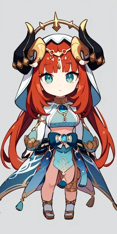 clear eyes ,larger eyes , Semi-Realistic eyes ,careful with eyes,careful with hands , Full body anime art of nilou ,nilou (genshin impact) ,nilou (neither flower nor mist), (genshin impact) , red hair , light aqua eyes , masterpiece , excellent , good eyes...