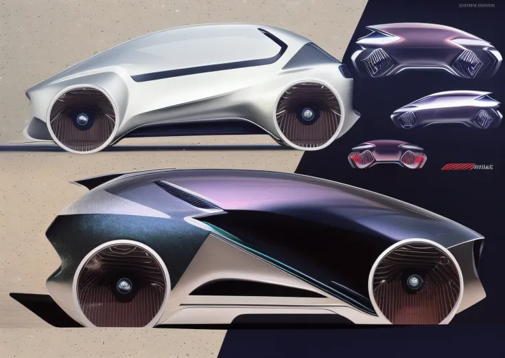 Close up of futuristic car with futuristic design, concept car design, bmw and mercedes concept cars, Future concept design, future car concept, Future concept car, The car of the future, car concept art, car design, car concept, concept automobile design,...