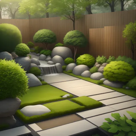 Zen garden landscaping