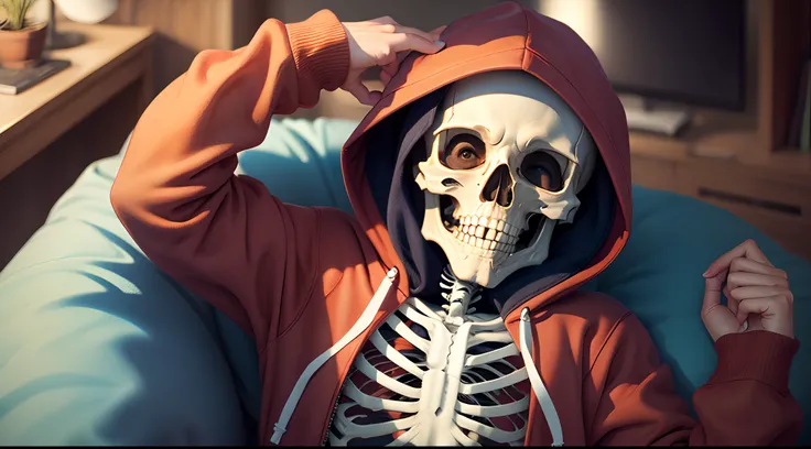 hoodie skeleton