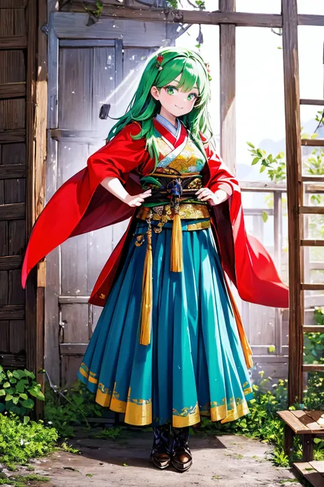 masterpiece, best quality,, corset, breastplate,lum, , urusei yatsura, cloak, pants, pullover kimono,martial pov,, pantyhose, sh...