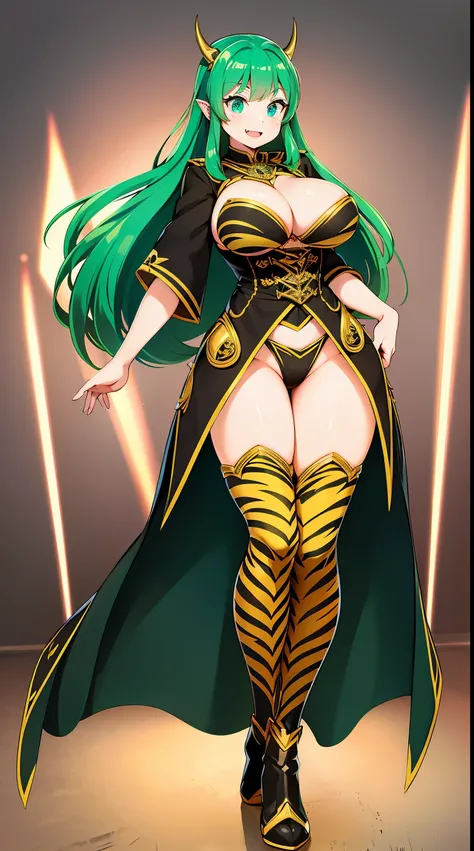 lum. bikini, curvy, huge breast, bimbo,masterpiece, best quality,, corset, breastplate,lum, , urusei yatsura, cloak, pants, pullover kimono,martial pov,, pantyhose, sharpteeth, standing,smile, matial art,, full body, boots , pant, medium breast, pants, pul...