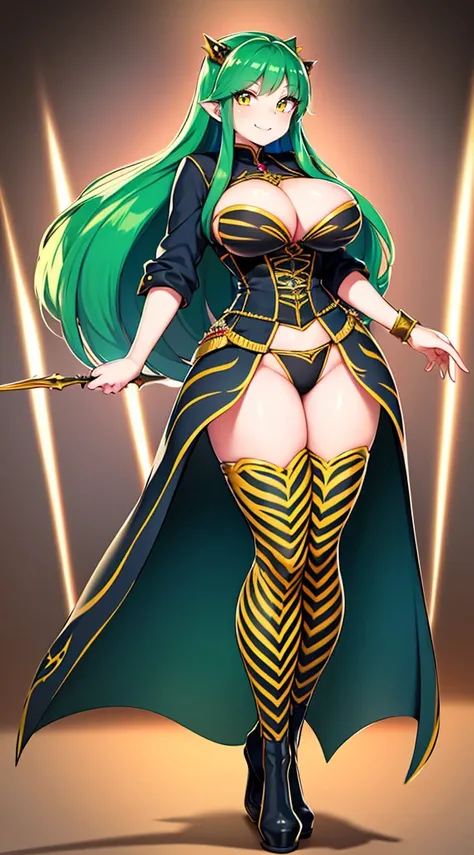 lum. bikini, curvy, huge breast, bimbo,masterpiece, best quality,, corset, breastplate,lum, , urusei yatsura, cloak, pants, pullover kimono,martial pov,, pantyhose, sharpteeth, standing,smile, matial art,, full body, boots , pant, medium breast, pants, pul...