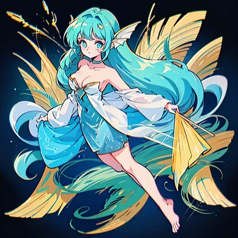 1girl, mermaid full body