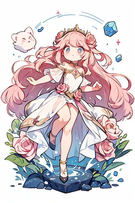 rose quartz stone goddess